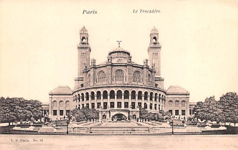 Le Trocadero Paris France Unused 