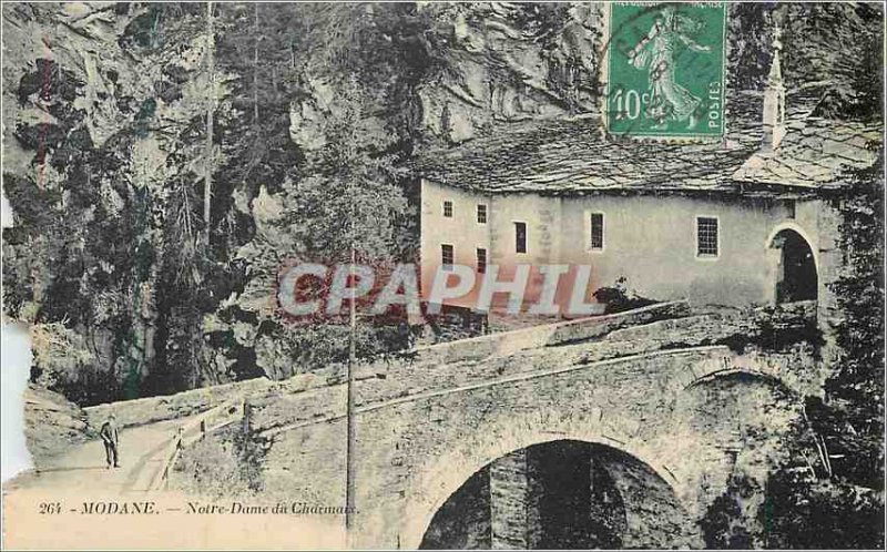 Old Postcard modane 264 our lady of Chaunax