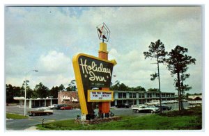 HOMESTEAD, FL~ Roadside HOLIDAY INN c1950s Cars Miami-Dade County Postcard
