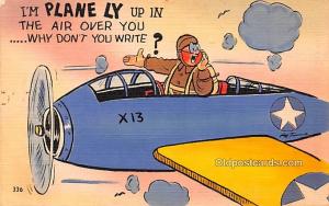 Series S Army Life Comics, Plane Military Comic Unused 