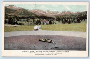 Estes Park Colorado CO Postcard Wins Nature Lovelier Spot Rocky Mountain c1910