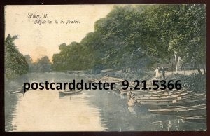 h2554 - AUSTRIA Vienna Postcard 1907 Idylle im k.k. Prater