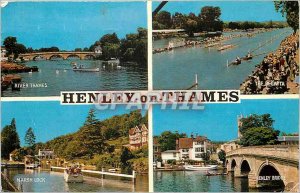 Postcard Modern Henley on Thames River Thames The regatta Marsh Lock