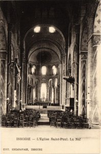 CPA Issoire L'Eglise Saint-Paul, La Nef FRANCE (1285547)