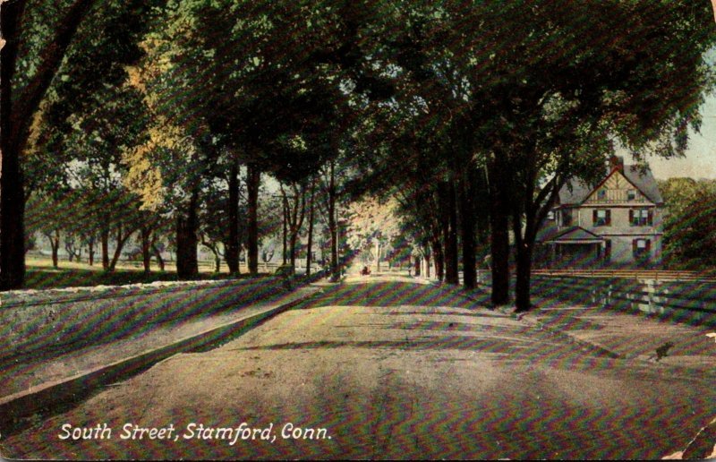 Connecticut Stamford South Street 1910