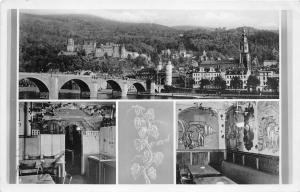 B4510 Germany Heidelberg Zum Weinloch 1957  front/back scan