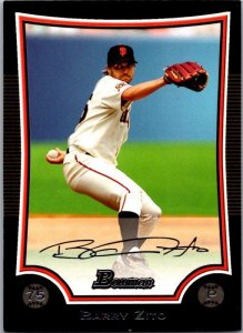 2009 Topps Baseball Card Barry Zito San Francisco Giants sk20672