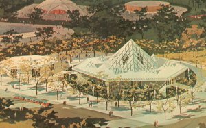 Vintage Postcard Christian Science Pavilion The New York World's Fair NY