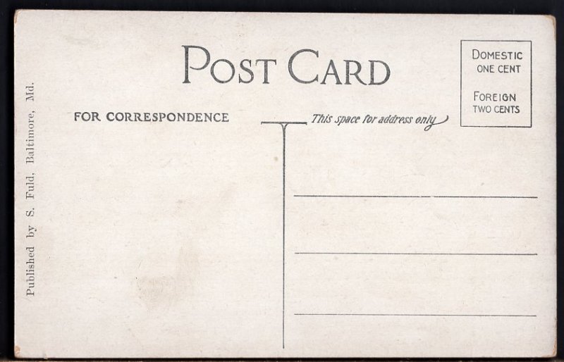 Maryland BALTIMORE City Hall - Divided Back