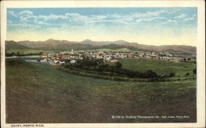 Cayey Puerto Rico PR Bird's Eye View Waldrop Vintage Postcard