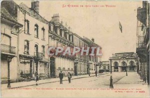 Old Postcard The War of 1914 in the Vosges Saint Die Vosges Rue Gambetta