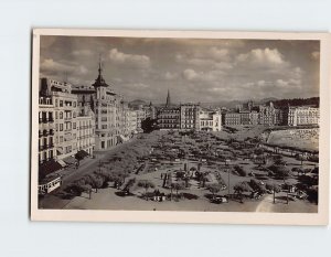 Postcard Jardines de Alderdi Eder San Sebastian Spain