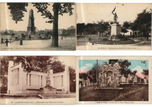 WAR MONUMENTS STATUES MILITARY FRANCE 400 Vintage Postcards pre-1940 (L4157)