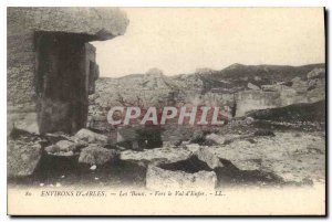 Old Postcard Environs Arles Les Baux Towards the Val d'Enfer