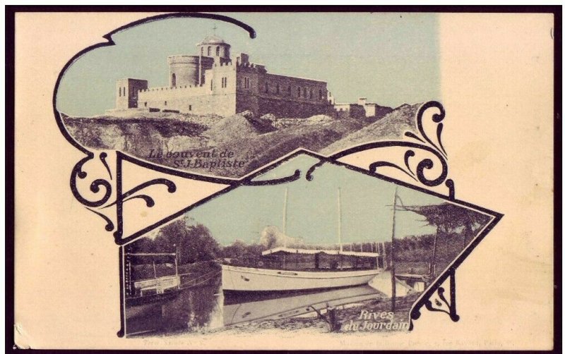 Israel Palestine Le Couvent de st. J Baptiste & River Jourdain Postcard - Jordan