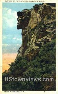 Old Man of the Mountains in Franconia Notch, New Hampshire