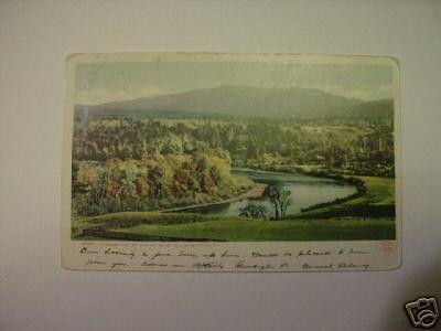 1906 Winooski Valley Burlington Vermont VT Postcard