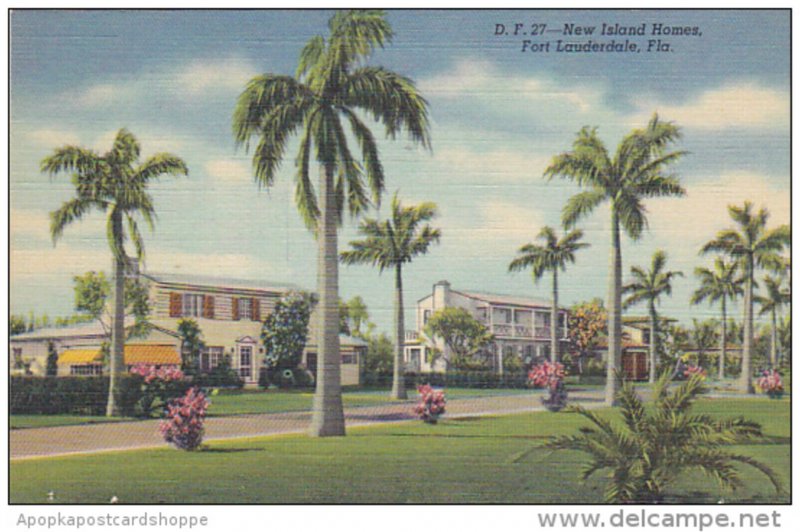 New Island Homes Fort Lauderdale Florida Curteich