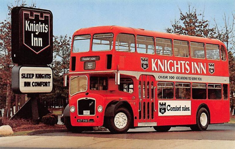 Knights Inn, Double Decker Bus Bus Stations Unused 