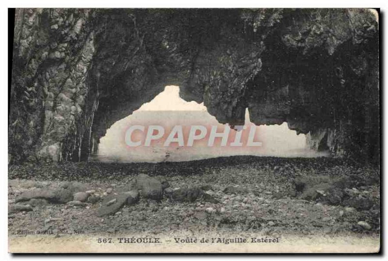 Postcard Old Theoule Voute Aiguille Esterel
