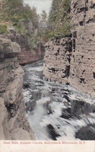 New York Adirondack Mountain Boat Ride Ausable Chasm