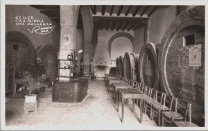 Spain Celler Can Ripoll Inca Mallorca Vintage RPPC C154
