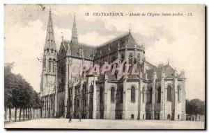 Chateauroux Old Postcard Apse of the & # 39eglise Saint Andre