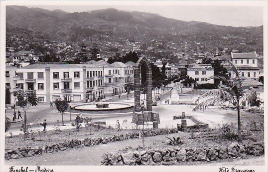 Portugal Madeira Funchal Street Scene Real Photo