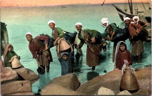 Egypt Sakah On The Edge Of The Nile Vintage Postcard  C011