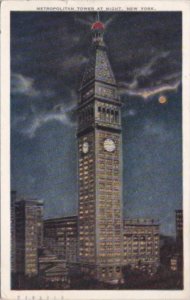 New York City Metropolitan Tower By Night 1926