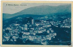 PZ008 vintage postcard: S. CHIRICO RAPARO Power BASILICATA-