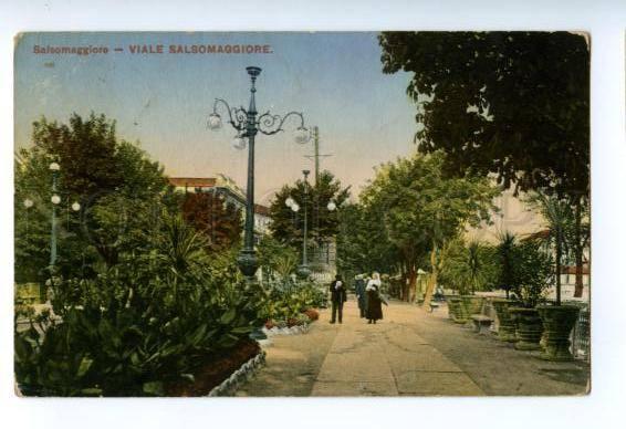 133098 ITALY SALSOMAGGIORE viale Vintage postcard