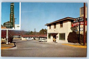 Birmingham Alabama AL Postcard St. Francis Hotel Courts c1960's Vintage Antique