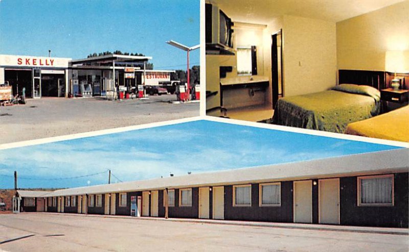 Rodenburg Skelly Motel & Cafe Underwood, IA USA Gas Station Unused 