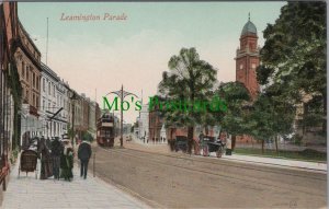 Warwickshire Postcard - Leamington Parade  RS35846