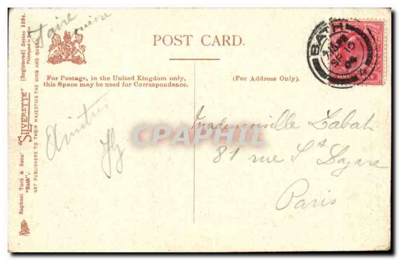 Great Britain Great Britain Old Postcard Bath Abbey