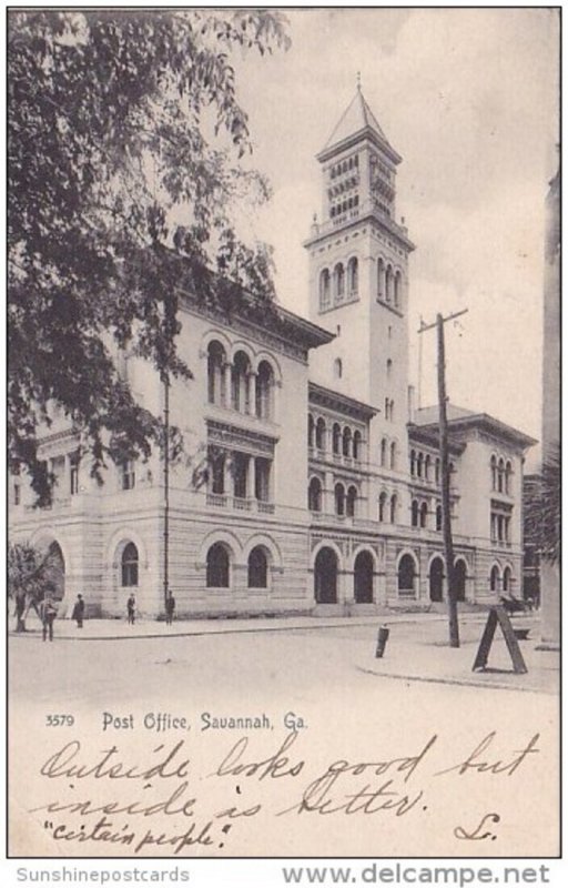 Post Office Savannah Georgia 1905