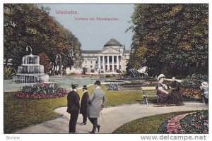 Curhaus Mit Blumengarten, Wiesbaden (Hesse), Germany, 1900-1910s