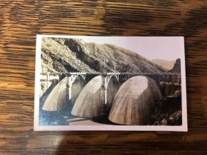 Beautiful Early Real Photo, RPPC, AZO, Cooledge Dam, Arizona, AZ  Old Postcard