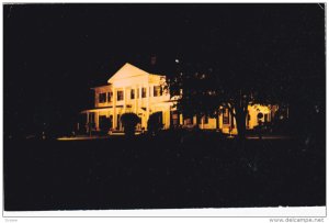 Night View, Residence of Lieutenant-Governor, Government House, Charlottetown...