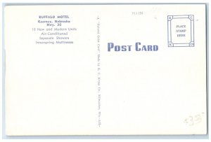 c1950's Buffalo Motel And Apartments Kearney Nebraska NE Vintage Postcard