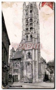 Old Postcard Tour Rouen Saint Laurent