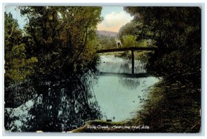 c1910 Rosa Creek Medicine Hat Alberta Canada Posted Antique Postcard