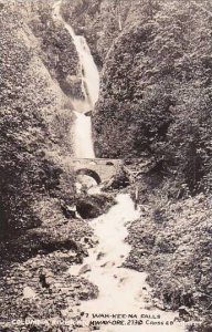 Oregon Columbia River Highway 7 Wah Kee Na Falls Real Photo