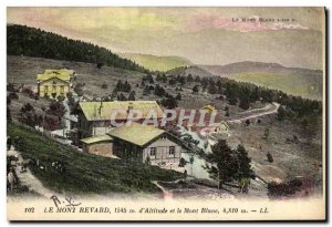Old Postcard Mont Revard of Altitude and Mont Blanc