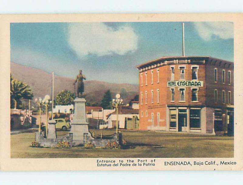 Pre-Chrome HOTEL SCENE Ensenada - Baja California Mexico F6589