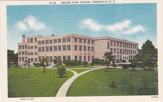 South Carolina Greenville Senior High School