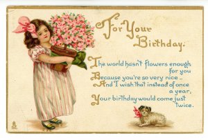 Greeting - Birthday      (Tuck Series 193, children)