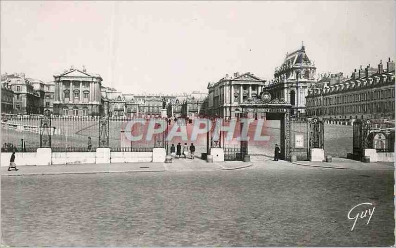 Postcard Modern Marvels Versailles and Chateau Grids Court of Ministers and t...