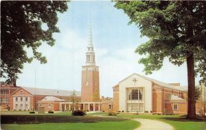 Anderson Indiana~Park Place Church of God~Beautiful Buildings w Steeple~1960s Pc